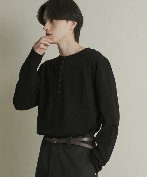 SENSE OF PLACE by URBAN RESEARCH / センスオブプレイス バイ アーバンリサーチ Tシャツ | ヘンリーネックロングTシャツ | 詳細4