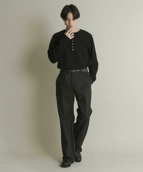 SENSE OF PLACE by URBAN RESEARCH / センスオブプレイス バイ アーバンリサーチ Tシャツ | ヘンリーネックロングTシャツ | 詳細6