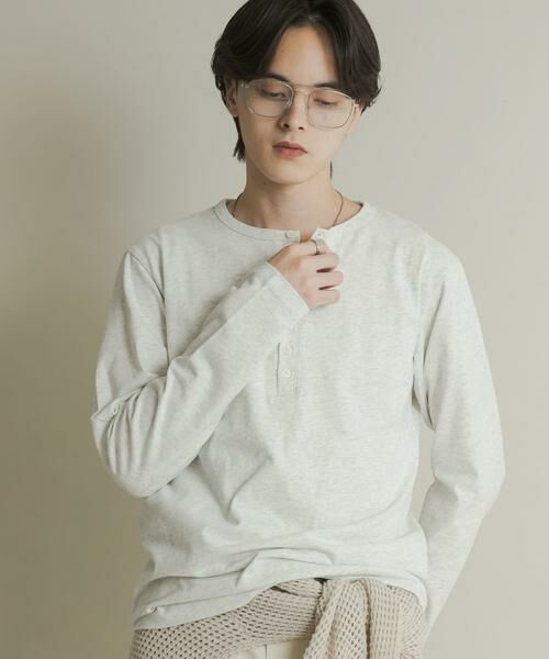 SENSE OF PLACE by URBAN RESEARCH / センスオブプレイス バイ アーバンリサーチ Tシャツ | ヘンリーネックロングTシャツ | 詳細10