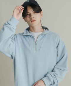 SENSE OF PLACE by URBAN RESEARCH / センスオブプレイス バイ アーバンリサーチ スウェット | 『一部WEB限定カラー』ハーフジップロングスリーブスウェット