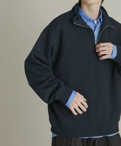 SENSE OF PLACE by URBAN RESEARCH / センスオブプレイス バイ アーバンリサーチ スウェット | 『一部WEB限定カラー』ハーフジップロングスリーブスウェット