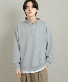SENSE OF PLACE by URBAN RESEARCH / センスオブプレイス バイ アーバンリサーチ スウェット | 『一部WEB限定カラー』ハーフジップロングスリーブスウェット