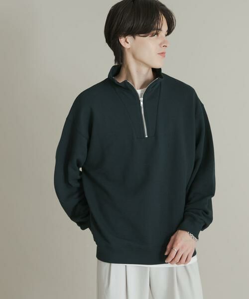 SENSE OF PLACE by URBAN RESEARCH / センスオブプレイス バイ アーバンリサーチ スウェット | 『一部WEB限定カラー』ハーフジップロングスリーブスウェット | 詳細4