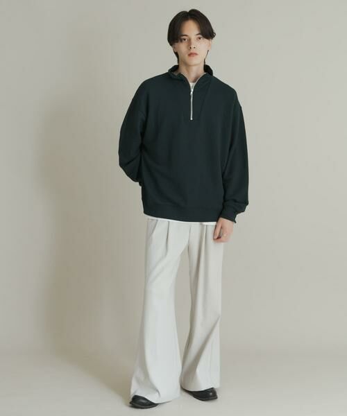 SENSE OF PLACE by URBAN RESEARCH / センスオブプレイス バイ アーバンリサーチ スウェット | 『一部WEB限定カラー』ハーフジップロングスリーブスウェット | 詳細6