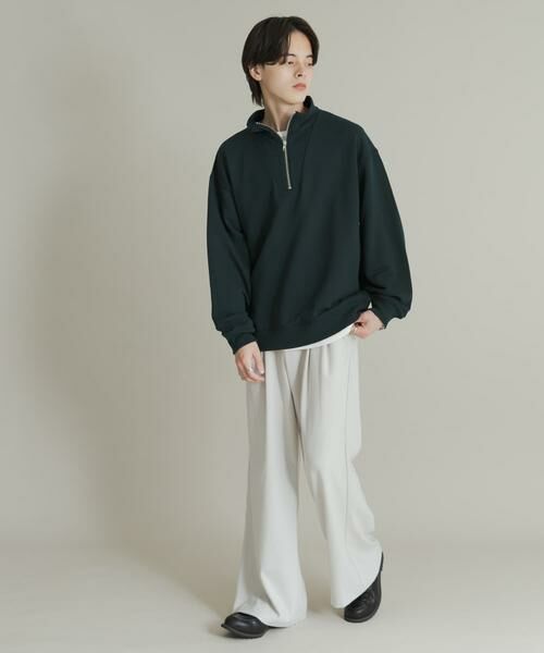 SENSE OF PLACE by URBAN RESEARCH / センスオブプレイス バイ アーバンリサーチ スウェット | 『一部WEB限定カラー』ハーフジップロングスリーブスウェット | 詳細7