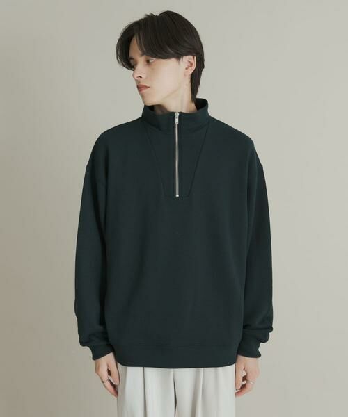 SENSE OF PLACE by URBAN RESEARCH / センスオブプレイス バイ アーバンリサーチ スウェット | 『一部WEB限定カラー』ハーフジップロングスリーブスウェット | 詳細8