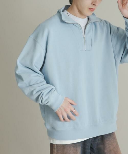 SENSE OF PLACE by URBAN RESEARCH / センスオブプレイス バイ アーバンリサーチ スウェット | 『一部WEB限定カラー』ハーフジップロングスリーブスウェット | 詳細17