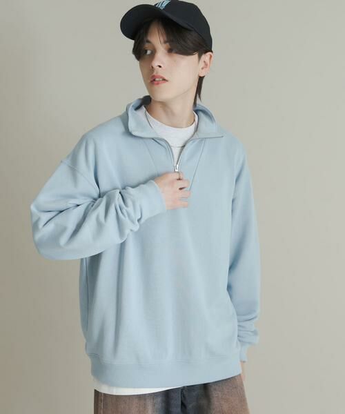 SENSE OF PLACE by URBAN RESEARCH / センスオブプレイス バイ アーバンリサーチ スウェット | 『一部WEB限定カラー』ハーフジップロングスリーブスウェット | 詳細19