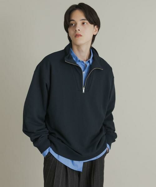 SENSE OF PLACE by URBAN RESEARCH / センスオブプレイス バイ アーバンリサーチ スウェット | 『一部WEB限定カラー』ハーフジップロングスリーブスウェット | 詳細28