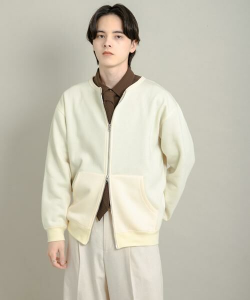 SENSE OF PLACE by URBAN RESEARCH / センスオブプレイス バイ アーバンリサーチ スウェット | ウラキモウクルーネックジップスウェット | 詳細4