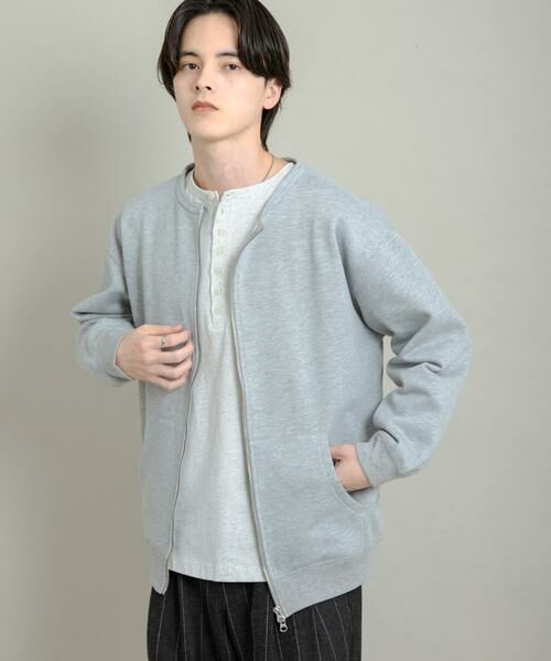 SENSE OF PLACE by URBAN RESEARCH / センスオブプレイス バイ アーバンリサーチ スウェット | ウラキモウクルーネックジップスウェット | 詳細27