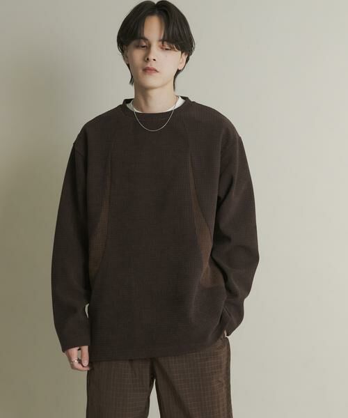 SENSE OF PLACE by URBAN RESEARCH / センスオブプレイス バイ アーバンリサーチ Tシャツ | ヘビーサーマルパターンロングTシャツ | 詳細2