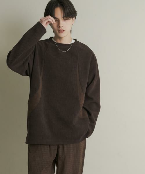 SENSE OF PLACE by URBAN RESEARCH / センスオブプレイス バイ アーバンリサーチ Tシャツ | ヘビーサーマルパターンロングTシャツ | 詳細3