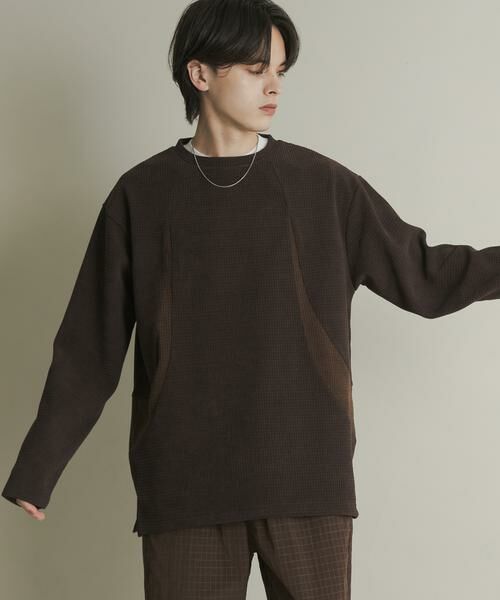 SENSE OF PLACE by URBAN RESEARCH / センスオブプレイス バイ アーバンリサーチ Tシャツ | ヘビーサーマルパターンロングTシャツ | 詳細5