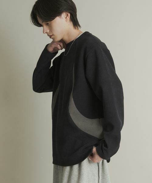 SENSE OF PLACE by URBAN RESEARCH / センスオブプレイス バイ アーバンリサーチ Tシャツ | ヘビーサーマルパターンロングTシャツ | 詳細16