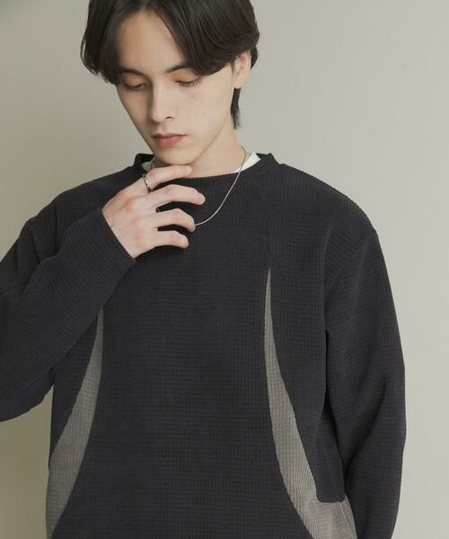 SENSE OF PLACE by URBAN RESEARCH / センスオブプレイス バイ アーバンリサーチ Tシャツ | ヘビーサーマルパターンロングTシャツ | 詳細20