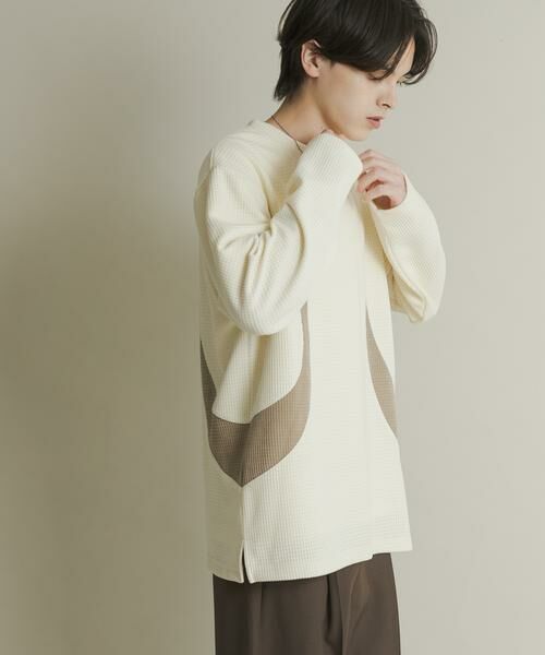 SENSE OF PLACE by URBAN RESEARCH / センスオブプレイス バイ アーバンリサーチ Tシャツ | ヘビーサーマルパターンロングTシャツ | 詳細30