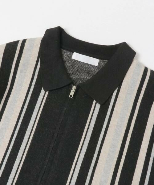 SENSE OF PLACE by URBAN RESEARCH / センスオブプレイス バイ アーバンリサーチ ニット・セーター | ストライプZIPニットシャツ | 詳細21