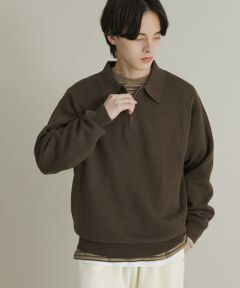 SENSE OF PLACE by URBAN RESEARCH / センスオブプレイス バイ アーバンリサーチ ニット・セーター | 『ユニセックス』スウェットライクハーフジップニット