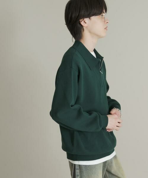 SENSE OF PLACE by URBAN RESEARCH / センスオブプレイス バイ アーバンリサーチ ニット・セーター | 『ユニセックス』スウェットライクハーフジップニット | 詳細9