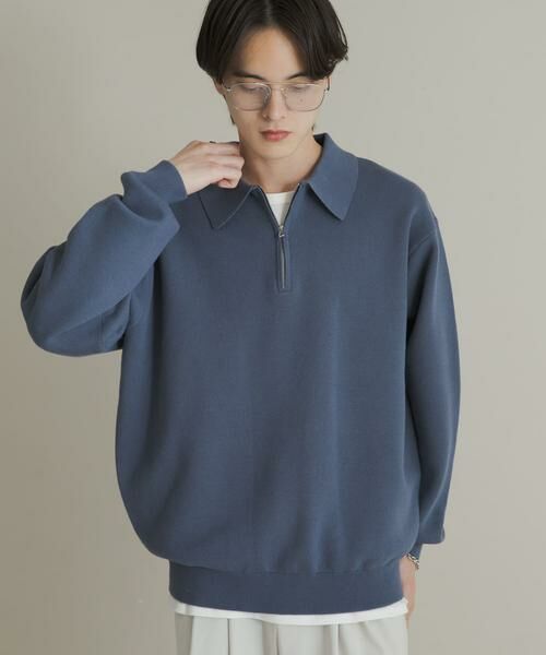 SENSE OF PLACE by URBAN RESEARCH / センスオブプレイス バイ アーバンリサーチ ニット・セーター | 『ユニセックス』スウェットライクハーフジップニット | 詳細22