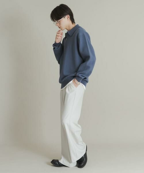 SENSE OF PLACE by URBAN RESEARCH / センスオブプレイス バイ アーバンリサーチ ニット・セーター | 『ユニセックス』スウェットライクハーフジップニット | 詳細28