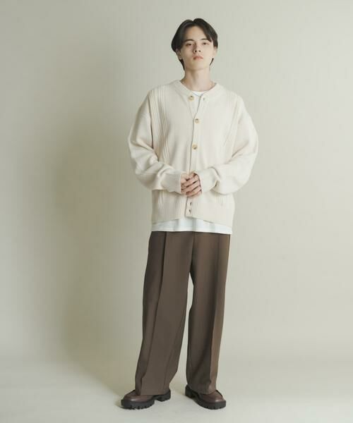 SENSE OF PLACE by URBAN RESEARCH / センスオブプレイス バイ アーバンリサーチ カーディガン・ボレロ | ハリヌキケーブルニットカーディガン | 詳細13