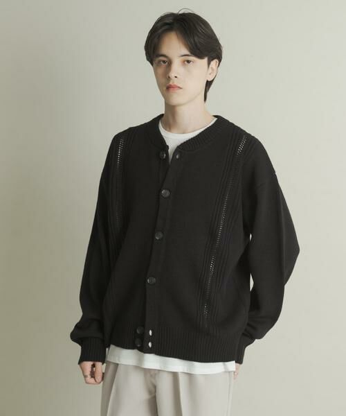 SENSE OF PLACE by URBAN RESEARCH / センスオブプレイス バイ アーバンリサーチ カーディガン・ボレロ | ハリヌキケーブルニットカーディガン | 詳細21