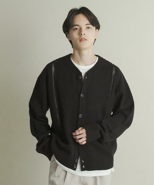 SENSE OF PLACE by URBAN RESEARCH / センスオブプレイス バイ アーバンリサーチ カーディガン・ボレロ | ハリヌキケーブルニットカーディガン | 詳細22