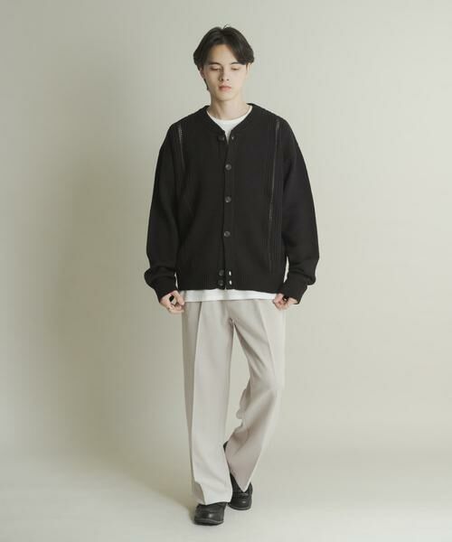 SENSE OF PLACE by URBAN RESEARCH / センスオブプレイス バイ アーバンリサーチ カーディガン・ボレロ | ハリヌキケーブルニットカーディガン | 詳細25