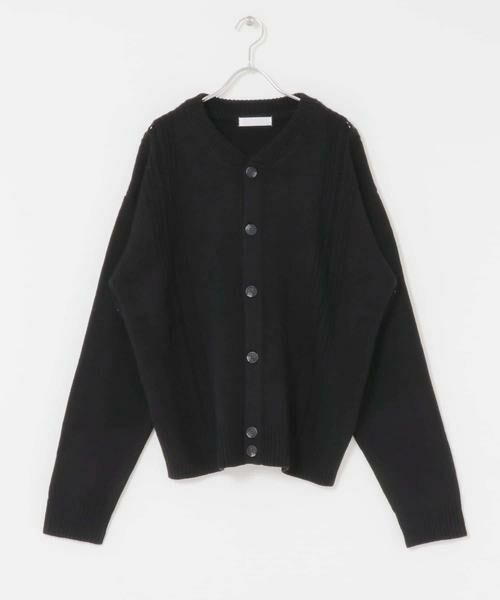 SENSE OF PLACE by URBAN RESEARCH / センスオブプレイス バイ アーバンリサーチ カーディガン・ボレロ | ハリヌキケーブルニットカーディガン | 詳細27