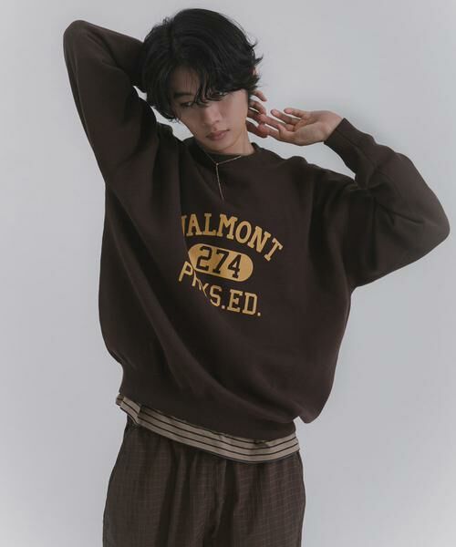 SENSE OF PLACE by URBAN RESEARCH / センスオブプレイス バイ アーバンリサーチ ニット・セーター | スウェットライクカレッジロゴニット | 詳細5