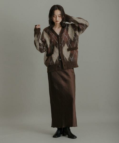SENSE OF PLACE by URBAN RESEARCH / センスオブプレイス バイ アーバンリサーチ ニット・セーター | アーガイルVネックカーディガン | 詳細6