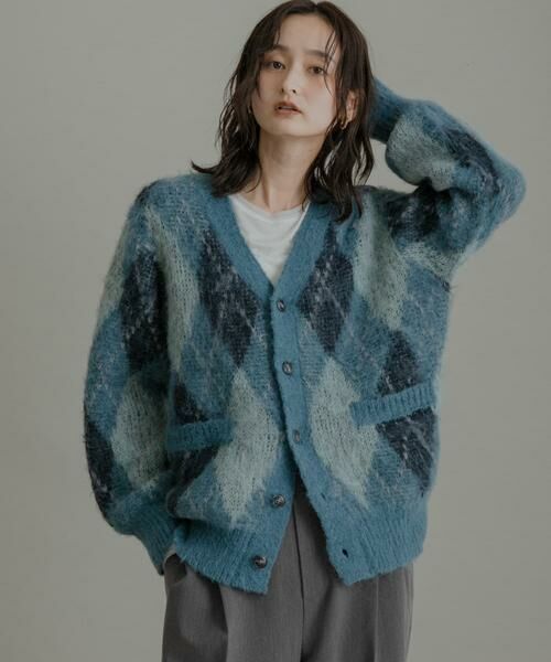 SENSE OF PLACE by URBAN RESEARCH / センスオブプレイス バイ アーバンリサーチ ニット・セーター | アーガイルVネックカーディガン | 詳細20