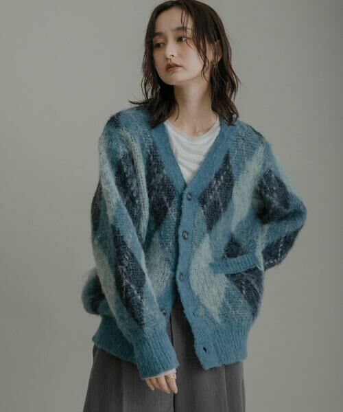 SENSE OF PLACE by URBAN RESEARCH / センスオブプレイス バイ アーバンリサーチ ニット・セーター | アーガイルVネックカーディガン | 詳細22