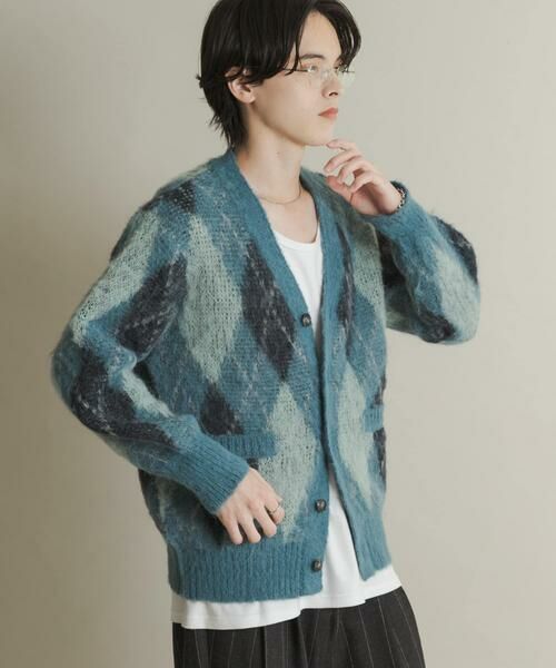 SENSE OF PLACE by URBAN RESEARCH / センスオブプレイス バイ アーバンリサーチ ニット・セーター | アーガイルVネックカーディガン | 詳細26