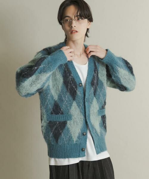 SENSE OF PLACE by URBAN RESEARCH / センスオブプレイス バイ アーバンリサーチ ニット・セーター | アーガイルVネックカーディガン | 詳細27