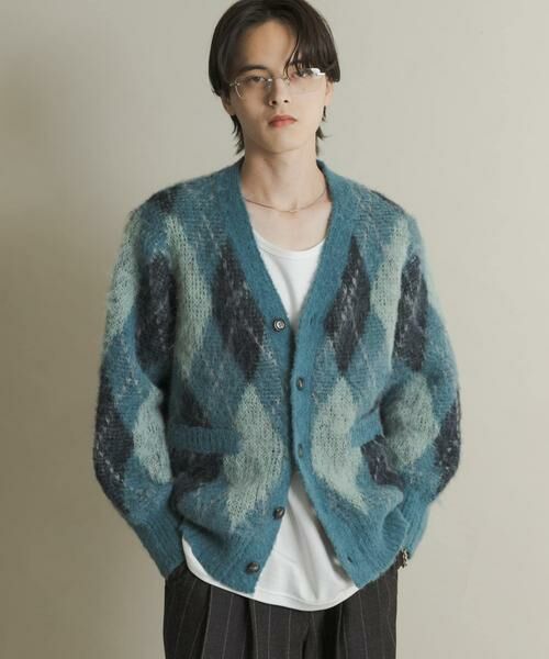 SENSE OF PLACE by URBAN RESEARCH / センスオブプレイス バイ アーバンリサーチ ニット・セーター | アーガイルVネックカーディガン | 詳細28