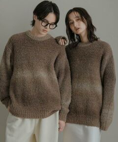 SENSE OF PLACE by URBAN RESEARCH / センスオブプレイス バイ アーバンリサーチ ニット・セーター | 『ユニセックス』ブークレグラデーションニット