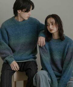SENSE OF PLACE by URBAN RESEARCH / センスオブプレイス バイ アーバンリサーチ ニット・セーター | 『ユニセックス』ブークレグラデーションニット
