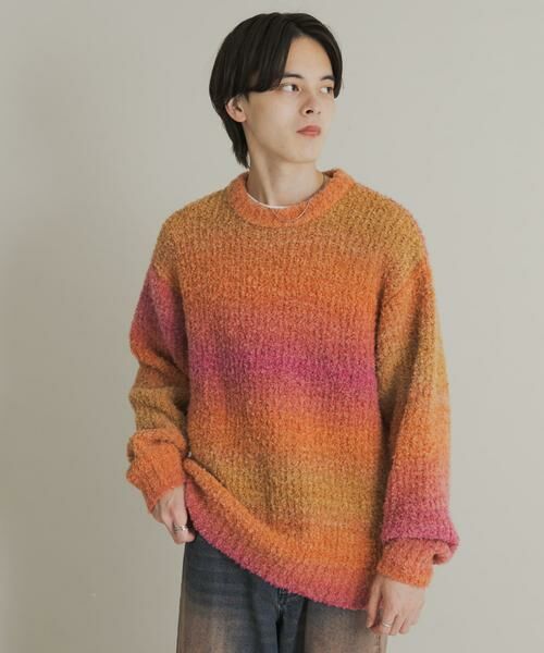 SENSE OF PLACE by URBAN RESEARCH / センスオブプレイス バイ アーバンリサーチ ニット・セーター | 『ユニセックス』ブークレグラデーションニット | 詳細3