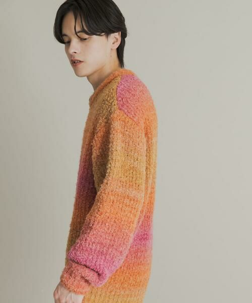 SENSE OF PLACE by URBAN RESEARCH / センスオブプレイス バイ アーバンリサーチ ニット・セーター | 『ユニセックス』ブークレグラデーションニット | 詳細5