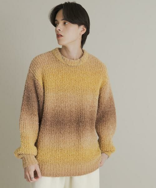 SENSE OF PLACE by URBAN RESEARCH / センスオブプレイス バイ アーバンリサーチ ニット・セーター | 『ユニセックス』ブークレグラデーションニット | 詳細12