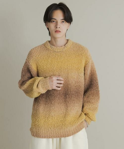 SENSE OF PLACE by URBAN RESEARCH / センスオブプレイス バイ アーバンリサーチ ニット・セーター | 『ユニセックス』ブークレグラデーションニット | 詳細13