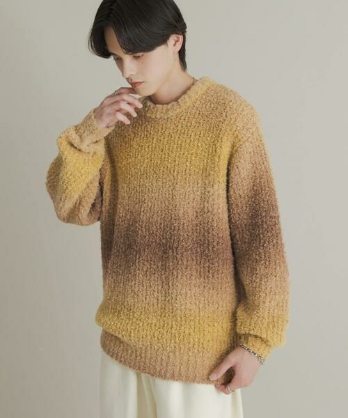SENSE OF PLACE by URBAN RESEARCH / センスオブプレイス バイ アーバンリサーチ ニット・セーター | 『ユニセックス』ブークレグラデーションニット | 詳細15