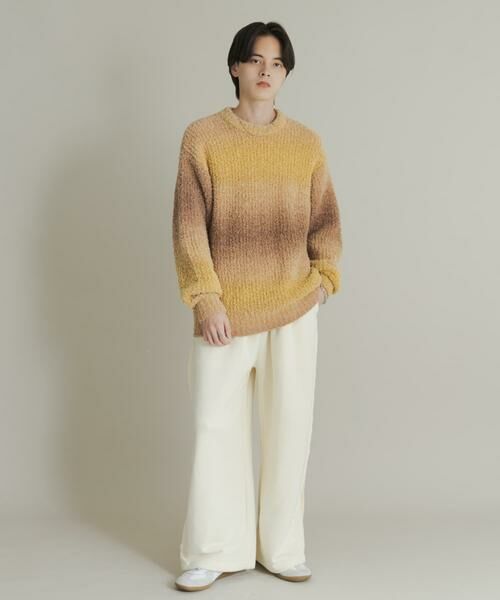 SENSE OF PLACE by URBAN RESEARCH / センスオブプレイス バイ アーバンリサーチ ニット・セーター | 『ユニセックス』ブークレグラデーションニット | 詳細18