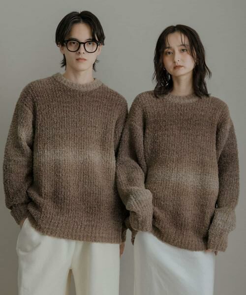 SENSE OF PLACE by URBAN RESEARCH / センスオブプレイス バイ アーバンリサーチ ニット・セーター | 『ユニセックス』ブークレグラデーションニット | 詳細26