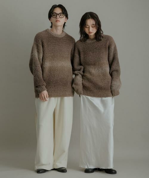 SENSE OF PLACE by URBAN RESEARCH / センスオブプレイス バイ アーバンリサーチ ニット・セーター | 『ユニセックス』ブークレグラデーションニット | 詳細27