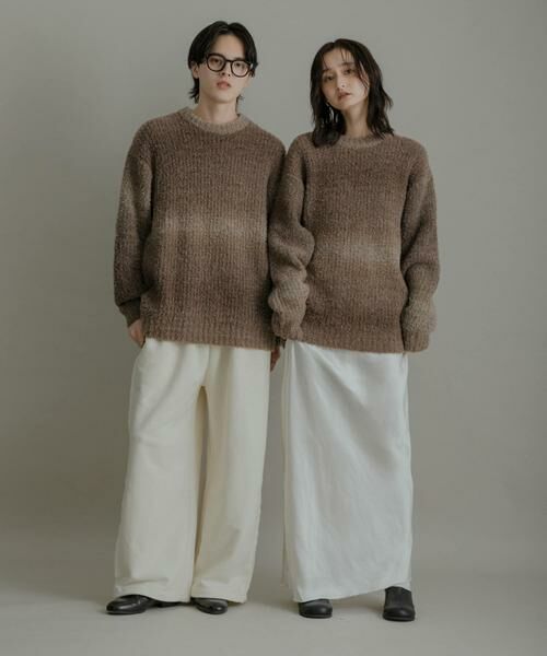 SENSE OF PLACE by URBAN RESEARCH / センスオブプレイス バイ アーバンリサーチ ニット・セーター | 『ユニセックス』ブークレグラデーションニット | 詳細28
