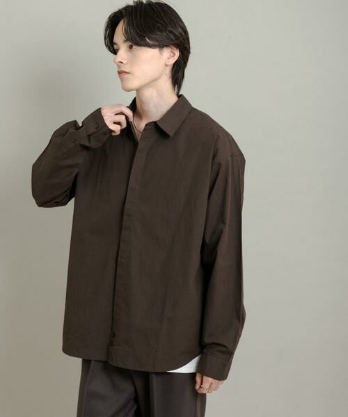 SENSE OF PLACE by URBAN RESEARCH / センスオブプレイス バイ アーバンリサーチ シャツ・ブラウス | コンフォートピーチブロードシャツ | 詳細1